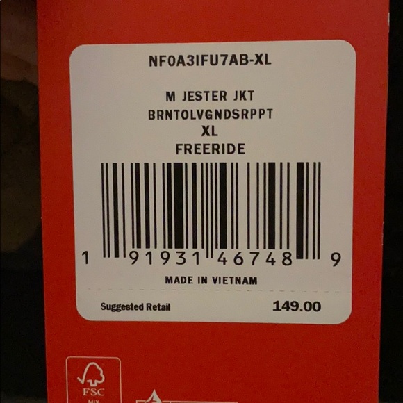 Men’s North face jacket XL NEW with tags - Picture 3 of 5